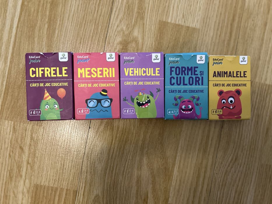 Iq Focus - Litere/carti de joc educative/Puzzle uri
