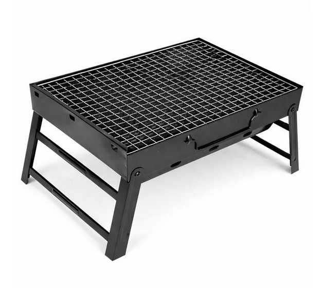 Преносимо барбекю на дървени въглища, куфар - 2 размера / Portable Grill