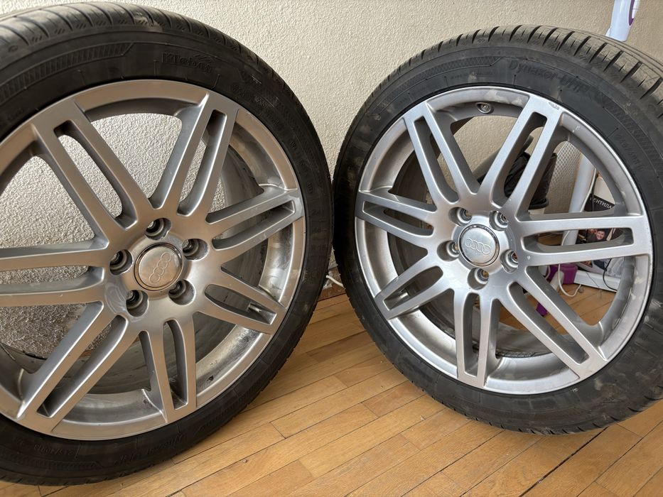 Оригинални джанти 18" OEM AUDI LE MANS с летни гуми дот 22-24.