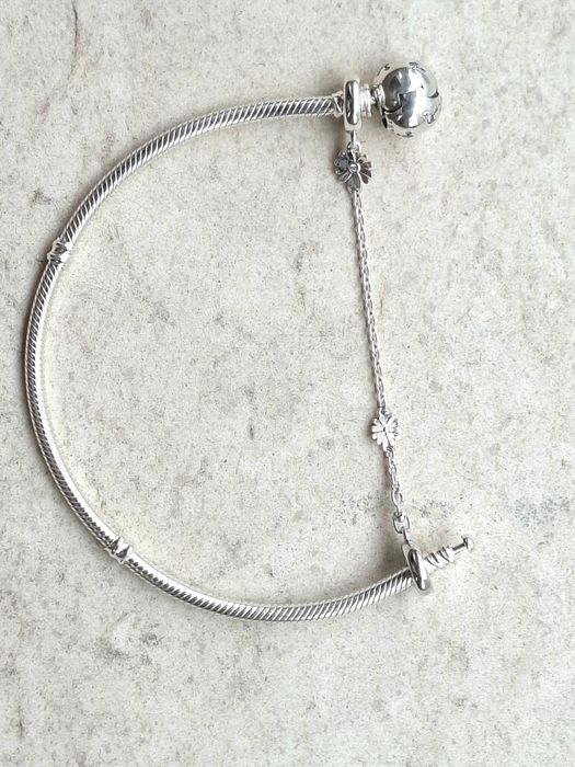 Сребърни осигурителни верижки за гривни Пандора