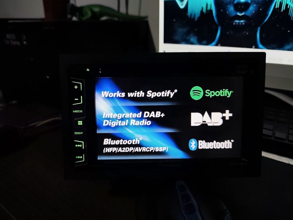 Pioneer avh-x3800dab Bluetooth usb microfon extern nu Alpine Kenwood