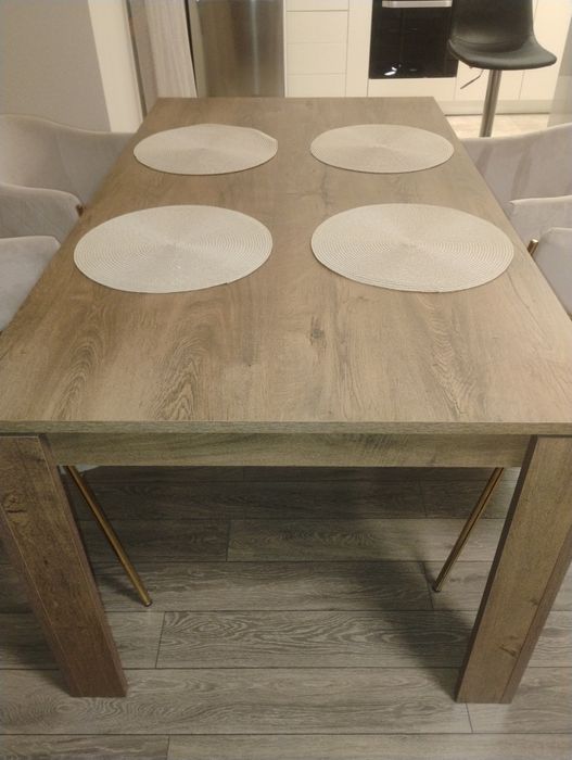 К-т правоъгълна кухненска маса с 4бр. столове