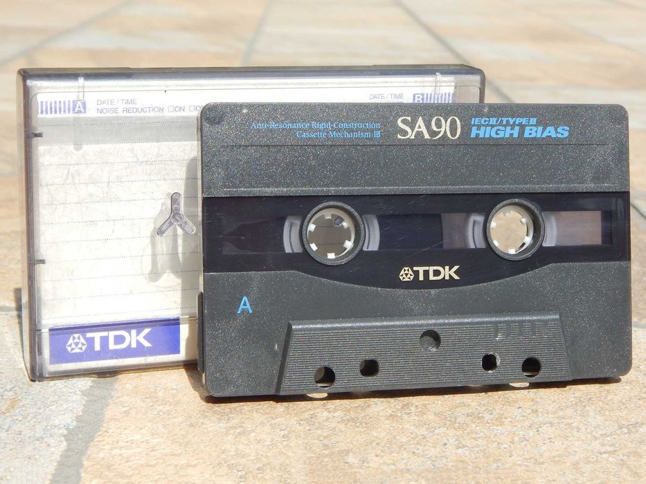 Caseta audio SA90 TDK FE Ferric Japonia cu cutie uzata nefunctionala