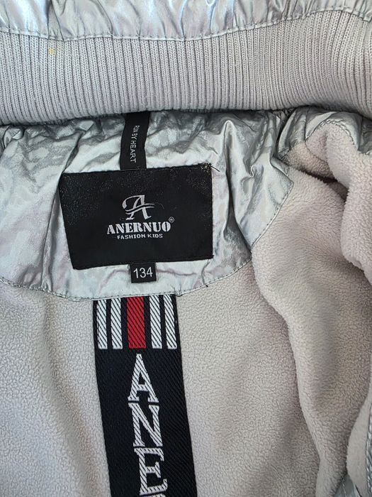 Geaca anernuo puf si blana naturala