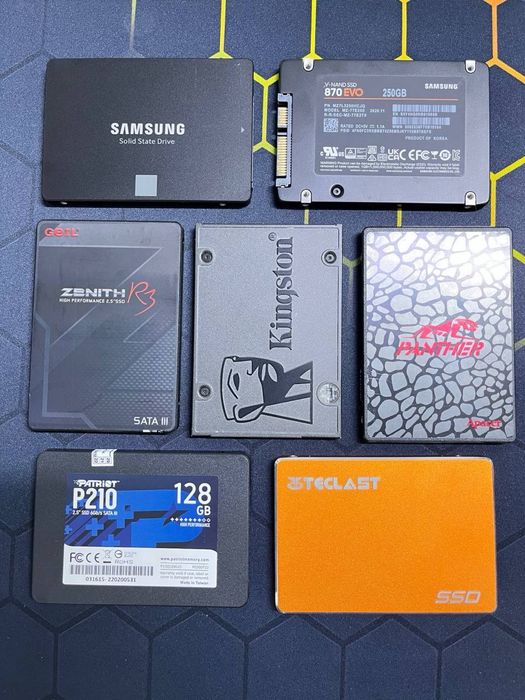 SSD БУ  128/240/256/480/512/960