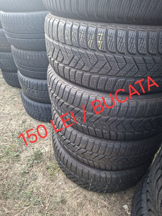 150 lei bucata! Anvelope M+S/IARNA 225 55 r17 Pirelli Falken Bridgestone Continental Dunlop Hankook Michelin ! 7 mm