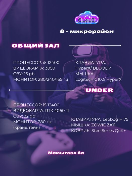 Продам компьютерный клуб в г. Шымкент