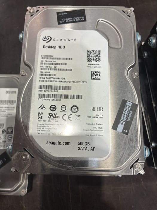 Hard disk pc 250- 500 GB