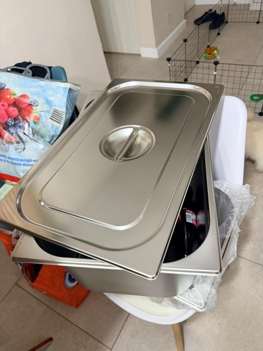 recipient tava 25.6 L capac gastronorm inox argintiu MJUSK