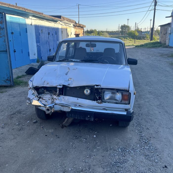 ВАЗ 2107 после ДТП