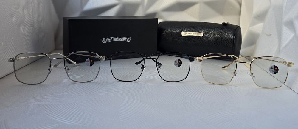 Очила за компютър Диоптрични рамки фотосаларни  слънчеви chrome hearts