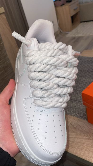 Air force 1 rope laces noi in cutie  marimi disponibile 41,42,43