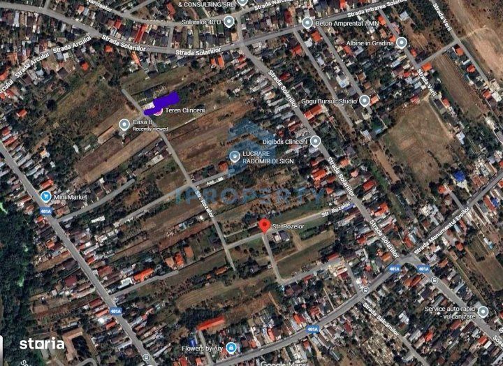 Teren Intravilan | Clinceni | 922mp