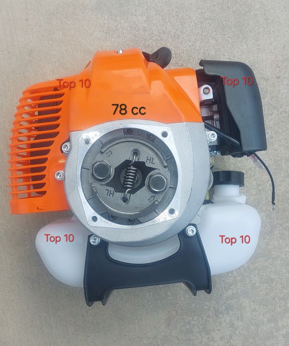 Бензинов тример- храсторез 78 сс. Двутактова косачка за трева и храсти