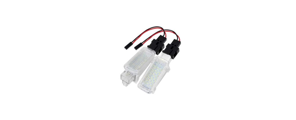 Set 2 Lampi Led Iluminare Portbagaj pentru Audi & Skoda Octavia Superb