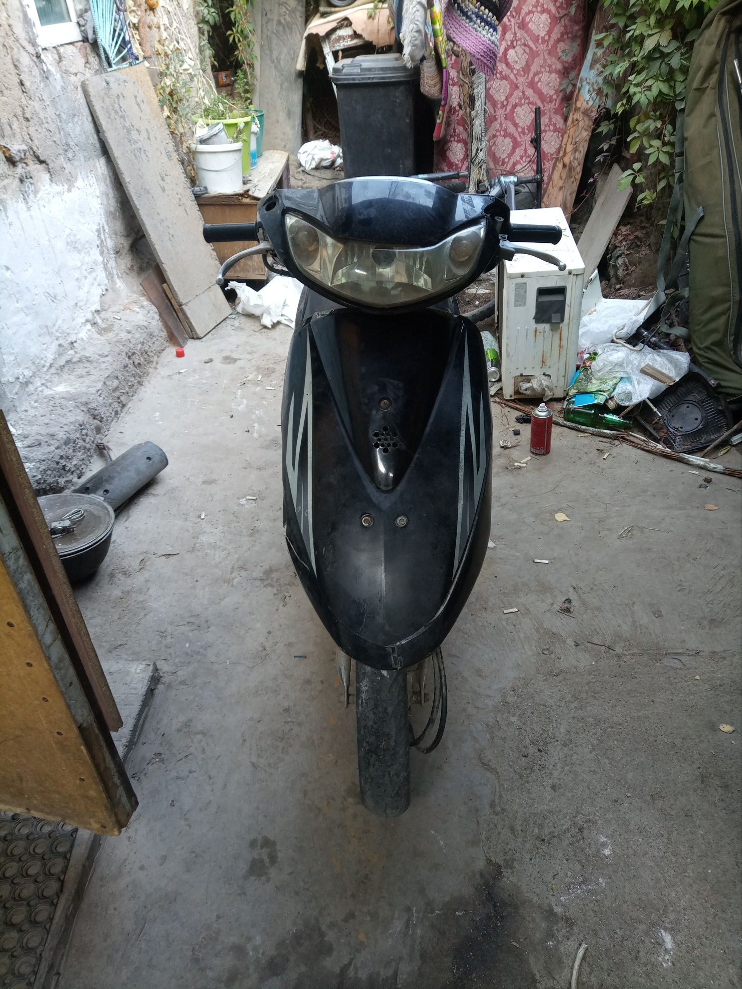 Honda Dio с коляской