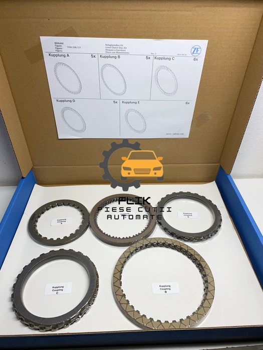 Set discuri frictiune ambreiaje cutie automata ZF8HP45 BMW Land Rover.
