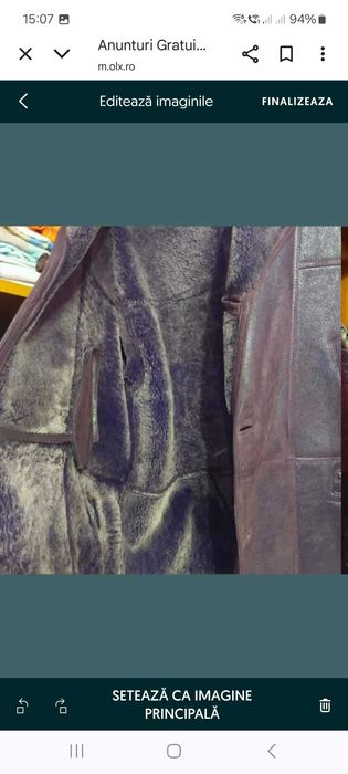 Jacheta bărbătească Extra large căptușită 5XL