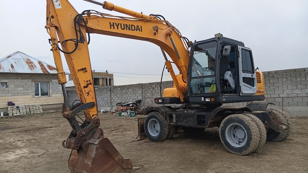 Аренда  Услуги колесного экскаватор хондай 140.