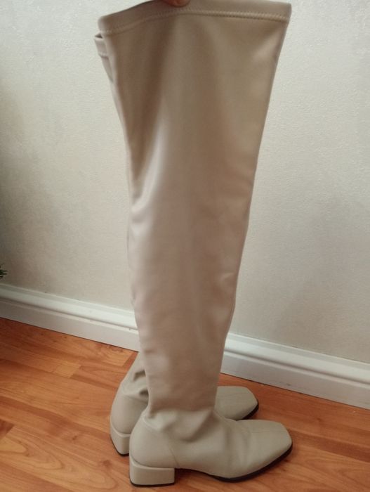 Продам кожаные сапоги