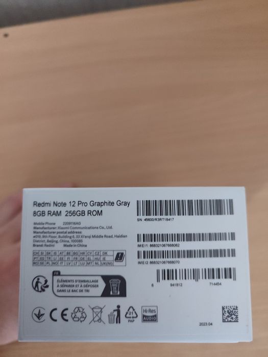 Продам Ксиоми редми ноут 12 про