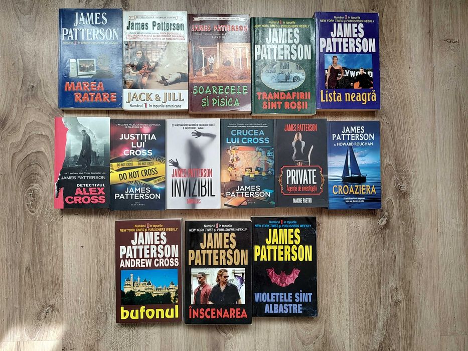 James Patterson - set 13 romane thriller* majoritatea Alex Cross