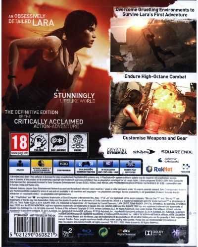 Tomb Raider - Definitive Edition Игра PS4 PS5  Нова Запечатана