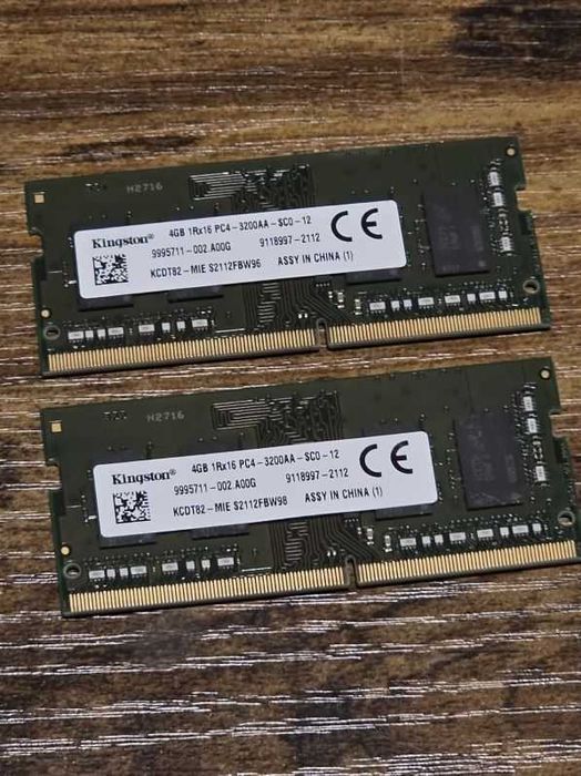DDR4 Samsung , Hynix , Crucial , Micron - Рам за лаптоп 4GB DDR4