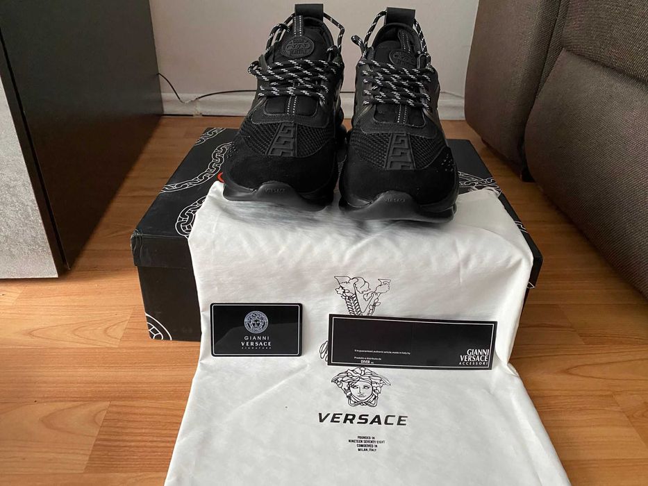 Versace Chain Reaction negri marimi 40-43