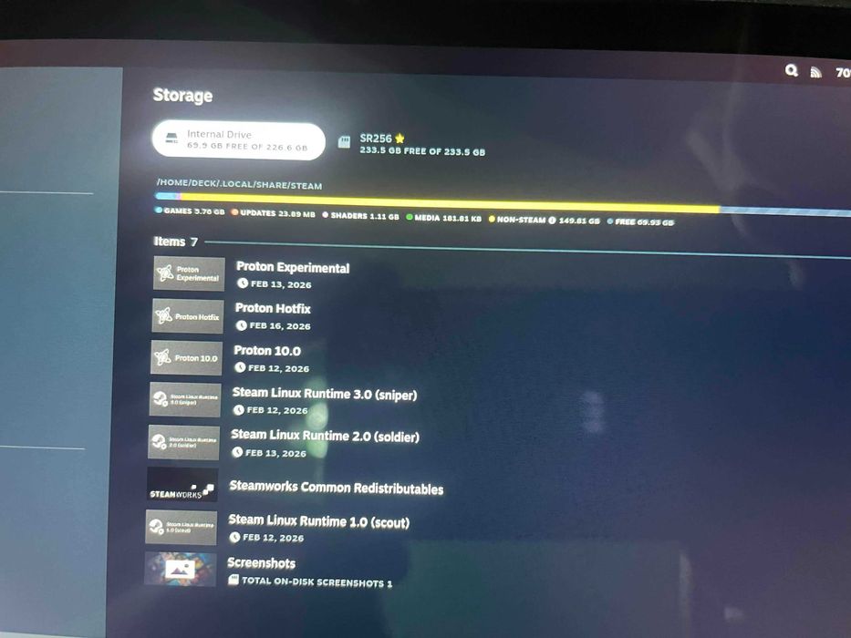 Steam Deck 256GB LCD + 256GB SD карта
