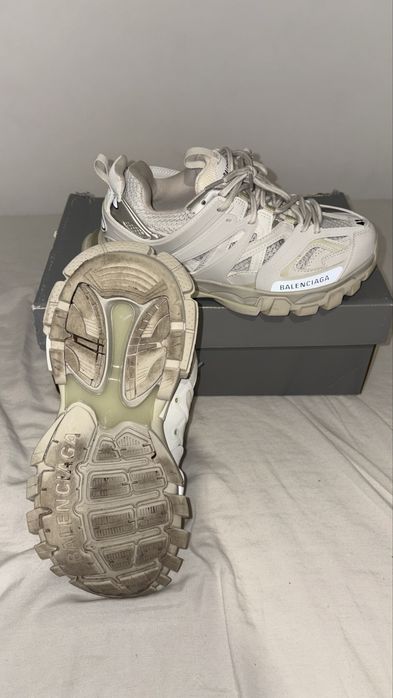 balenciaga track white