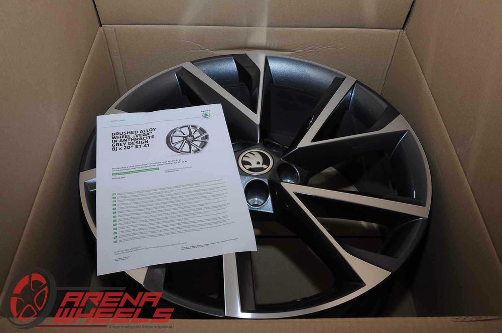 Jante Noi 20 inch Originale Skoda Kodiaq R20 Vega