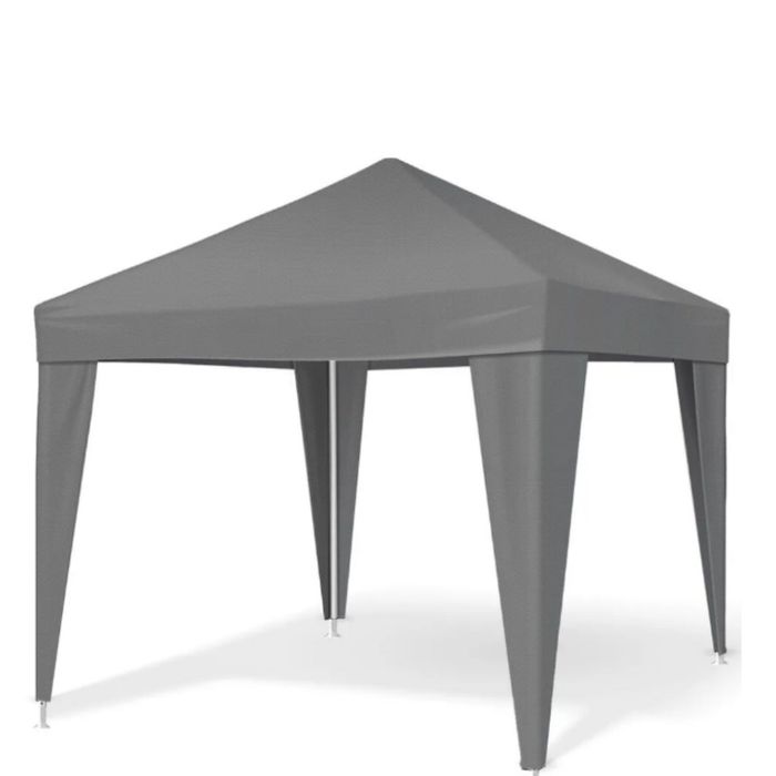 Къмпинг шатра MalTec, 3x3м, сива, стоманена конструкция, водоустойчив