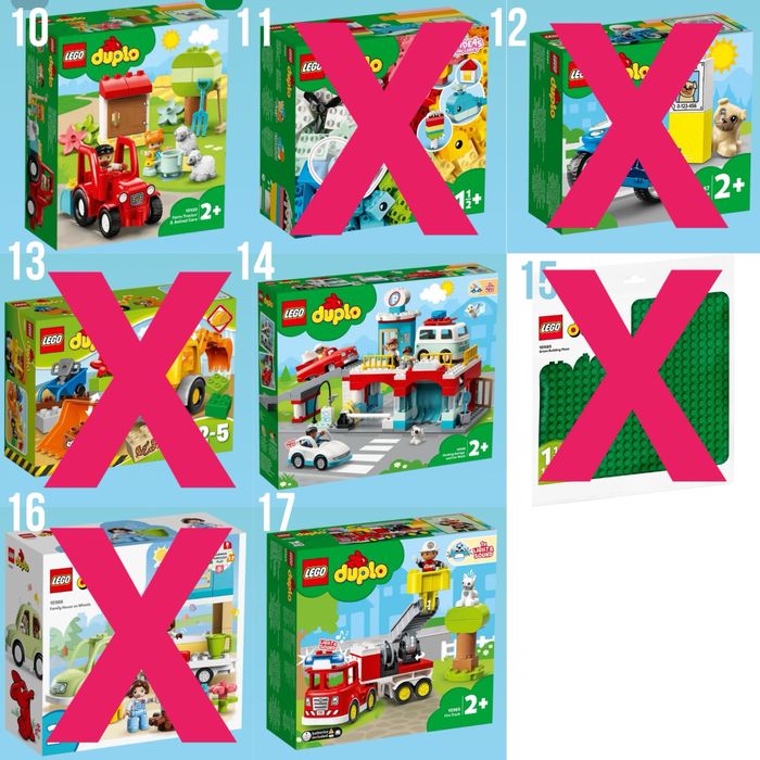 Lego Duplo Лего дупло багер кран ракета автомивка джунгла лунапарк пож