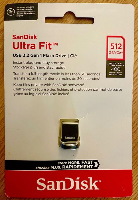SanDisk Ultra fit USB 3.2 Gen 1 flash Drive