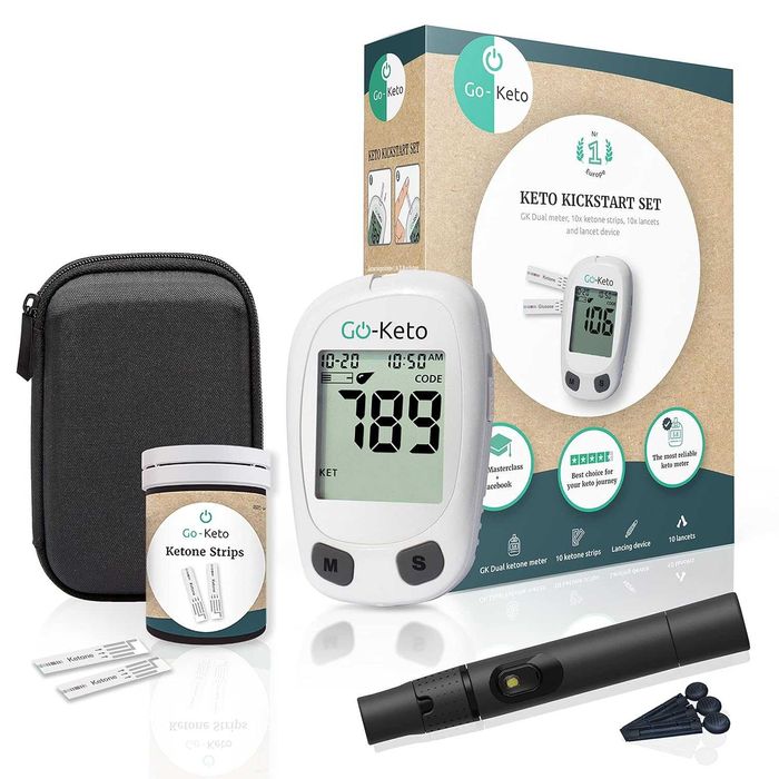 Go-Keto Ketone Meter Kickstart Set – Комплект за измерване на кетони