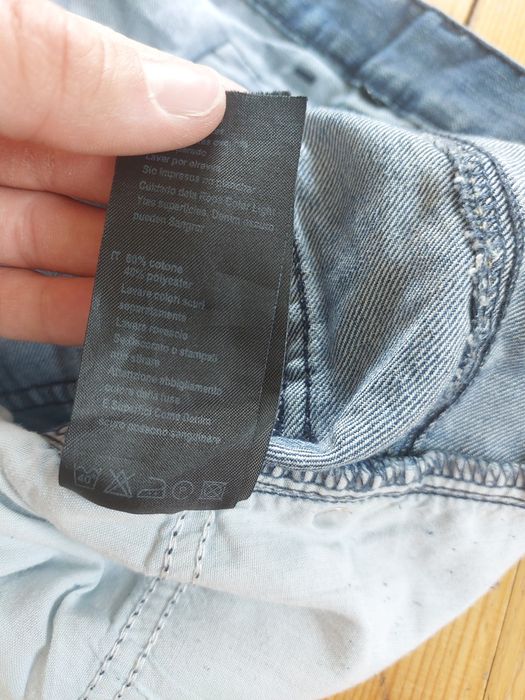 Дънкови къси гащи ENZO размер UK 34  EU 44