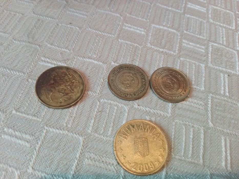 Лот монети от социализма -1ст,2ст,5ст,10ст,20ст,1лв