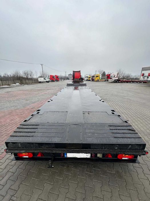 Semiremorca TSR, cuplare mega, 4 axe, extensibila
