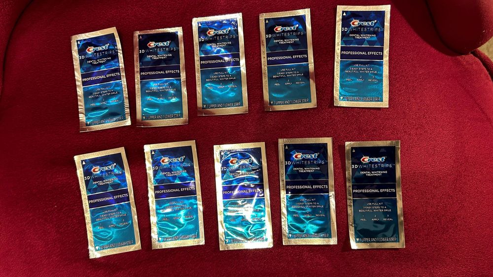 Benzi Plasturi albire CREST 3D White - Professional Supreme Glamorous