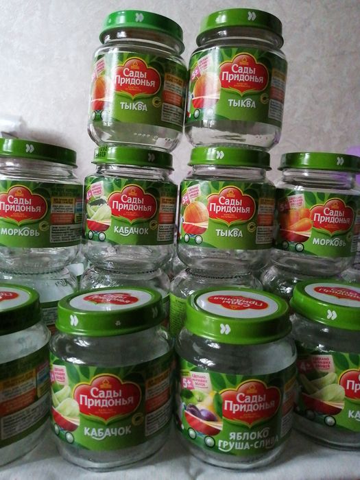 Баночки из под детского пюре