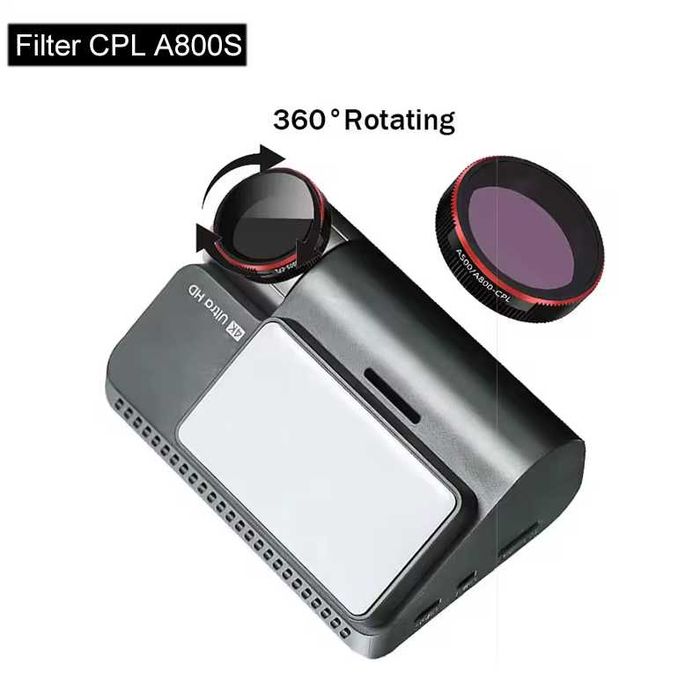 Pachet Complet: Camera Auto 70mai A800S 4K + Camera Spate RC06 + Kit Parcare
