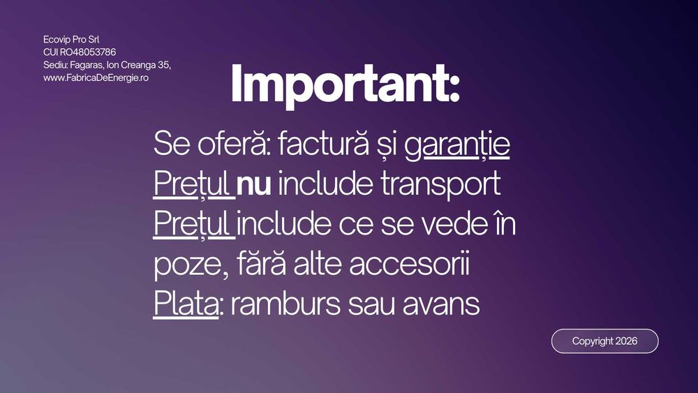 Baterii LiFePo4, 48v  13.87 kwh, cu factura si garantie