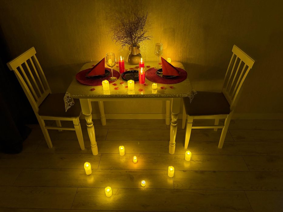 Оформление квартир)романтический вечер)