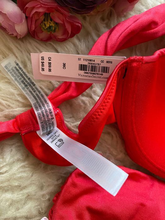 Червен бански за жени с високи бикини Victorias secret