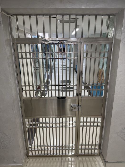 Дверь из оценкованный металла