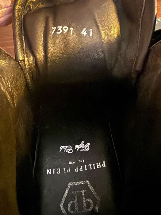 Мъжки кожени кецове Philipp Plein