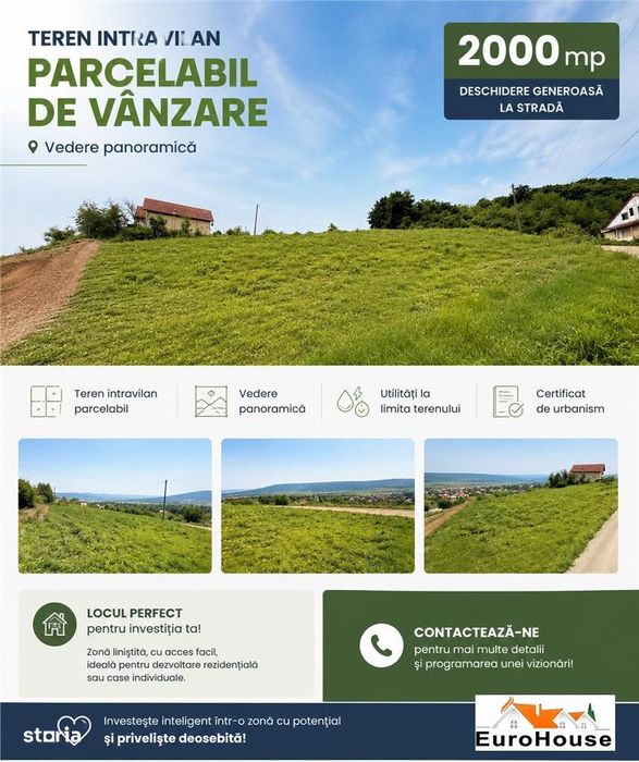 Teren Intravilan Parcelabil De Vanzare In Alba Iulia, Vedere Panoramic