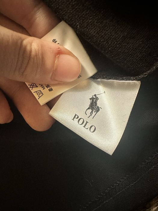 Tricou negru ralph lauren (polo)