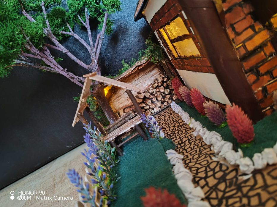 Căsuță rustica in miniatură Hand-made